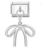 Charm Nœud Argent Pendant