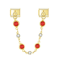 Charm Chaîne Or Rouge