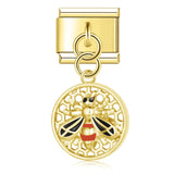 Or Abeille Rouge - Charm bracelet italien Luna Charms