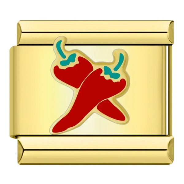 Or Double Piment - Charm bracelet italien Luna Charms