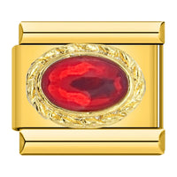 Or Ruby - Charm bracelet italien Luna Charms